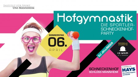 Hofgymnastik - die Sportler Schneckenhof Werbeplakat