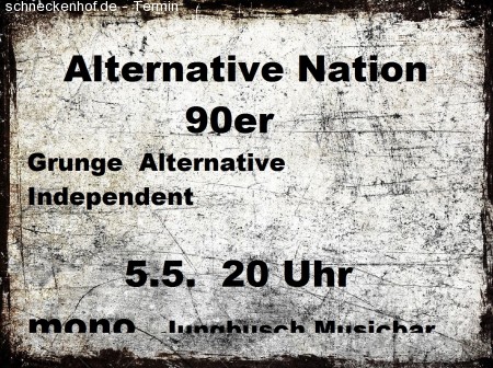 Alternative Nation - 90er Werbeplakat