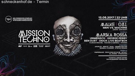 Mission Techno at MS Connexion Complex M Werbeplakat