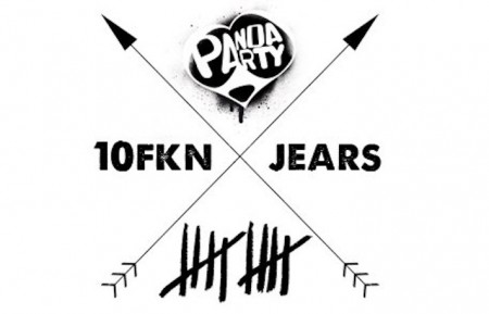 PandaParty - 10 FKN Years Werbeplakat
