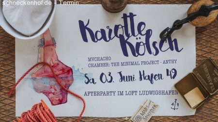 Kölsch & Karotte am Hafen 49 & Loft Werbeplakat