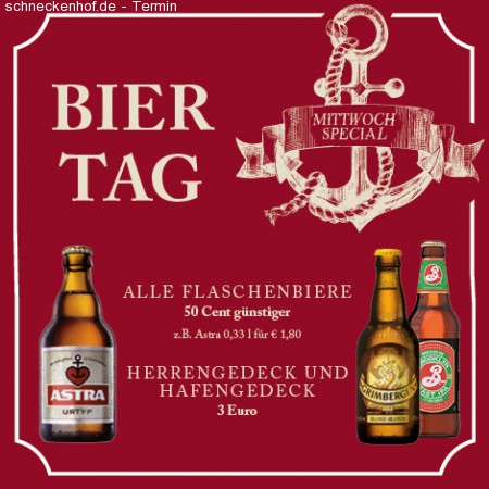 Biertag im Nelson Werbeplakat