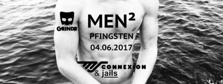 MEN² // men-only / electronic & dance / Werbeplakat
