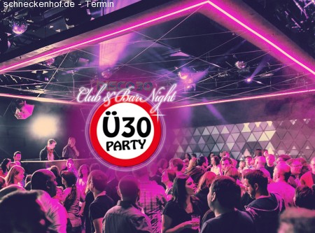 Ü30 Club & Bar Night Werbeplakat