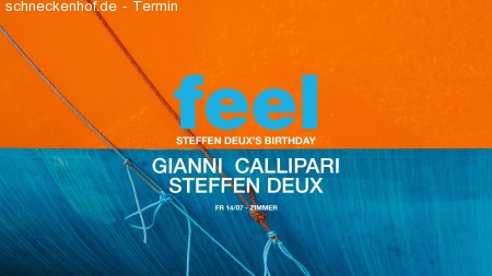 Feel: Steffen Deux & Gianni Callipari Werbeplakat