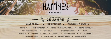 Happiness Festival 2017 - Day 1 Werbeplakat