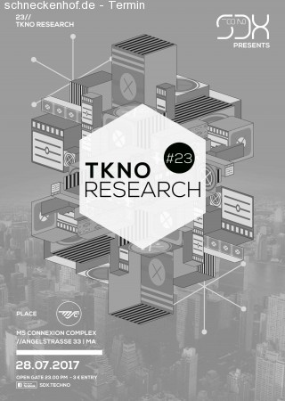 SDX TKNO Research #23 Werbeplakat