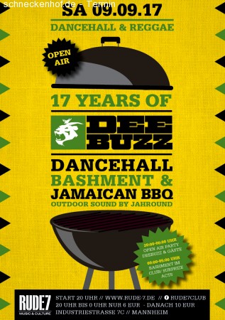 Jamaican BBQ & Dancehall Party Werbeplakat