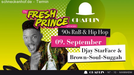 Fresh Prince presents 90´s HipHop & RnB Werbeplakat