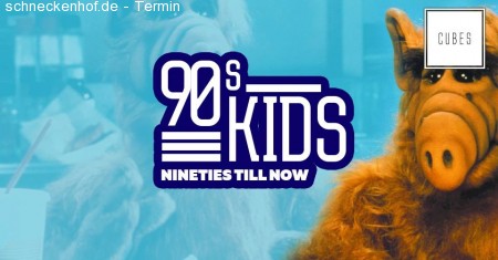 90's Kids || CUBES Mannheim Werbeplakat