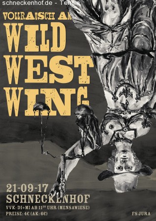 Vollrausch am WildWestWing - Fotobox Werbeplakat