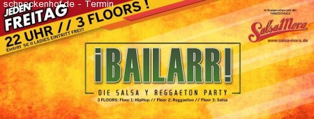 A Bailarr! – Die Salsa y Reggaeton Party Werbeplakat