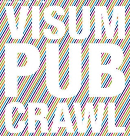 VISUM Pub Crawl Afterparty: Neon Night Werbeplakat
