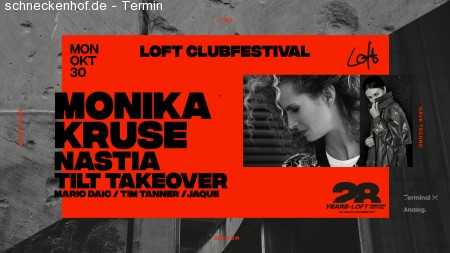 Monika Kruse & Nastia -Loft Clubfestival Werbeplakat