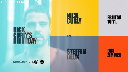 Nick Curly's Birthday Werbeplakat