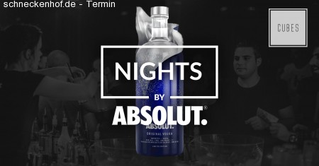 Nights by Absolut | CUBES Mannheim Werbeplakat