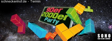 90er/00er Party Werbeplakat
