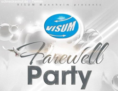 VISUM Farewell Party Werbeplakat